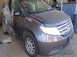 2011 HONDA ODYSSEY, GRAY, EX-L MODEL, 3.5L, AT, FWD,   A26284